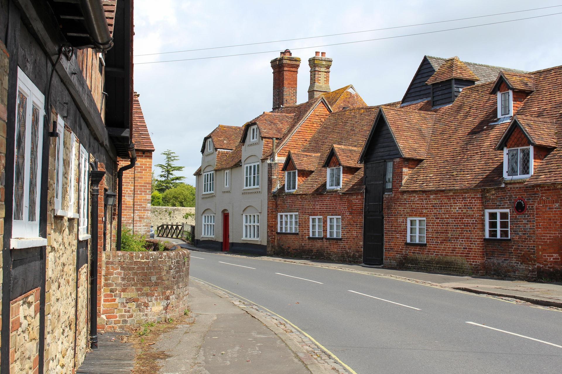 A road of British houses