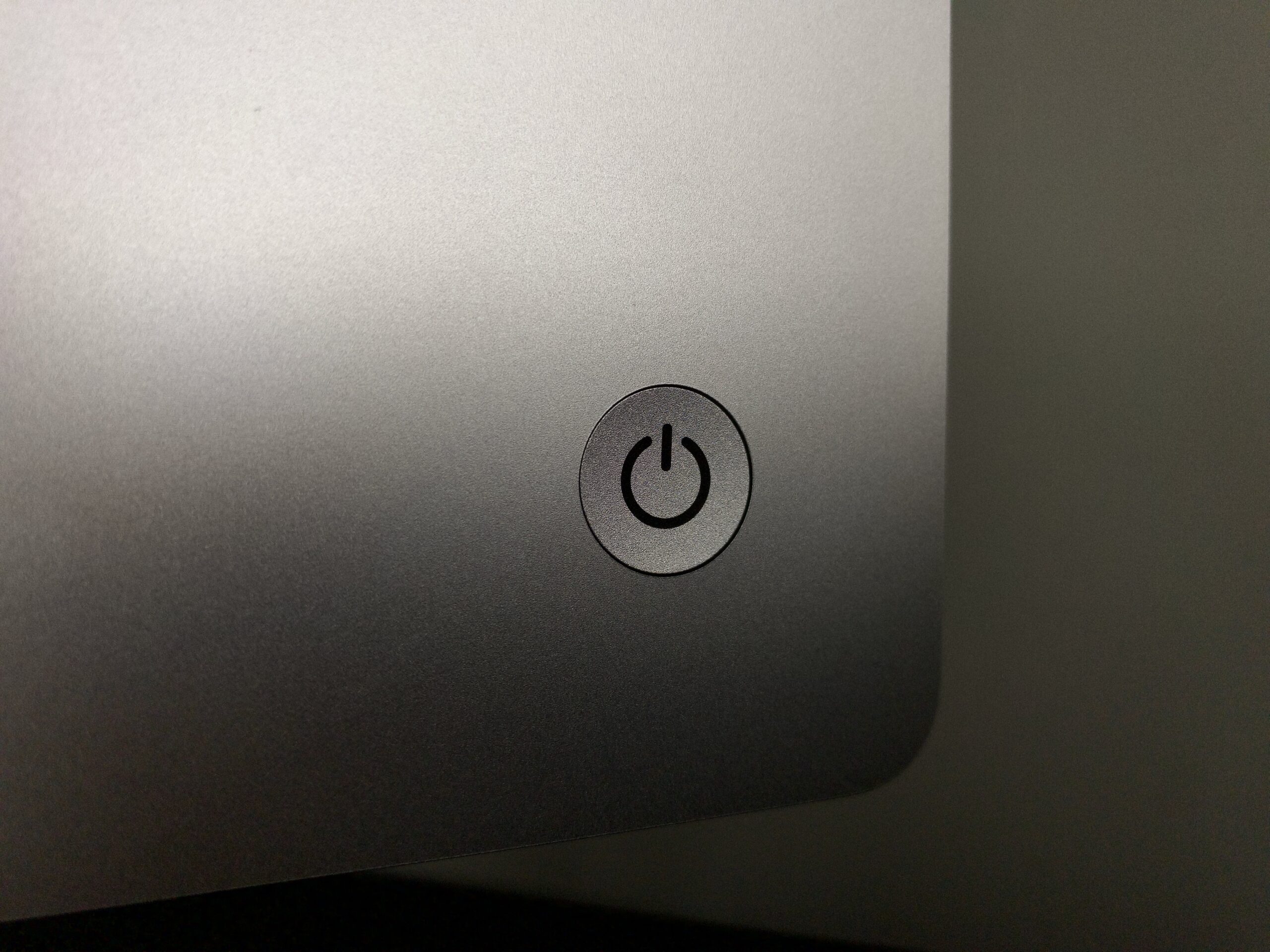 Power button of a device